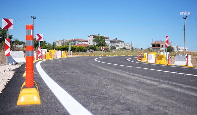 Tekirdağ'ın Velimeşe Mahallesi'nde alternatif yol trafiğe açıldı