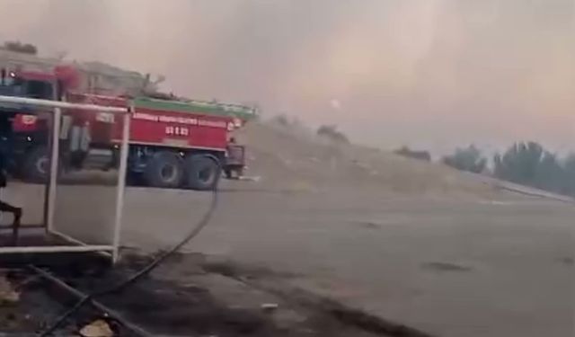 Adıyaman'daki orman yangınına havadan ve karadan müdahale sürüyor