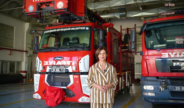 Eskişehir Büyükşehir Belediye Başkanı Ünlüce, yangın riskine karşı yürütülen hazırlıkları inceledi