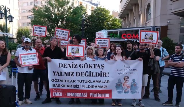 Eskişehir Emek ve Demokrasi Platformu'ndan Deniz Göktaş'a destek