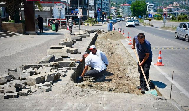 Giresun genelinde ulaşım konforunu artıracak çalışmalar sürüyor