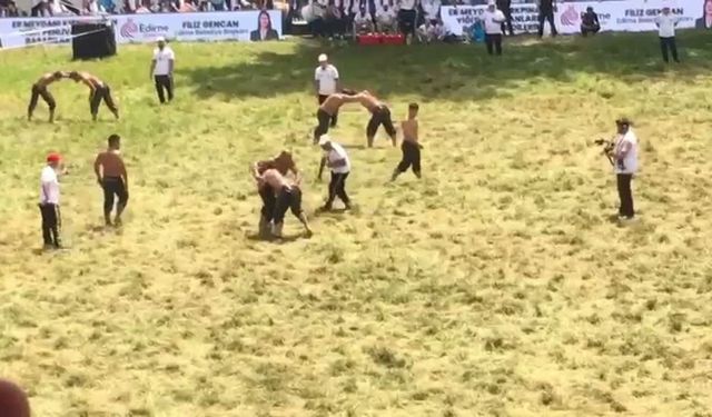Son şampiyon Orhan Okulu Kırkpınar'a veda etti