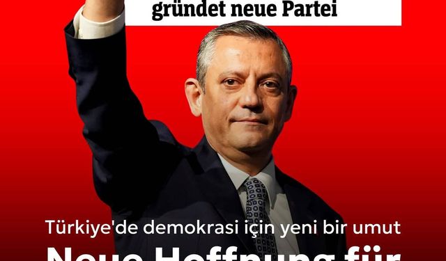 Almanya Sosyal Demokrat Parti'den Özgür Özel'e yeni parti tebriği