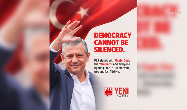 Avrupa Sosyalistler Partisi'nden YENİ Parti'ye destek