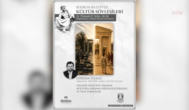 Bodrum'da 'Açık Hava Kültür Söyleşileri' devam ediyor