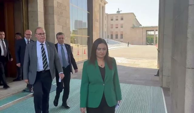 CHP'lilerden TBMM Başkanı Numan Kurtulmuş'a ziyaret