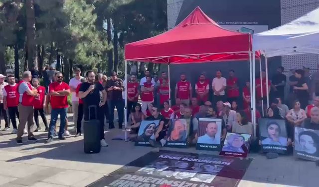 Dilovası için Adalet Nöbeti 5. haftasında... Kartalkaya'da eşi ve kızını kaybeden Altın: 'Bize ekmek, su değil, adalet lazım'