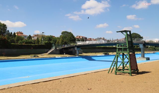 Eskişehir Büyükşehir Belediyesi Kentpark Yapay Plajı'nda kapsamlı yenileme