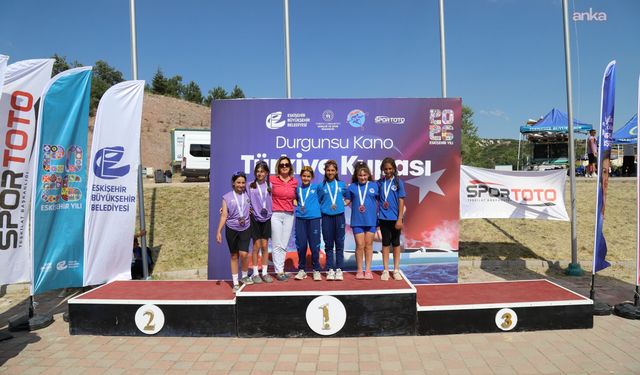 Eskişehir'de düzenlenen Durgunsu Kano Türkiye Kupası'nda şampiyonlar belli oldu