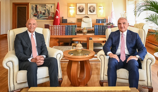 Kültür Bakanı Ersoy, ABD'nin Ankara Büyükelçisi Barrack'ı kabul etti