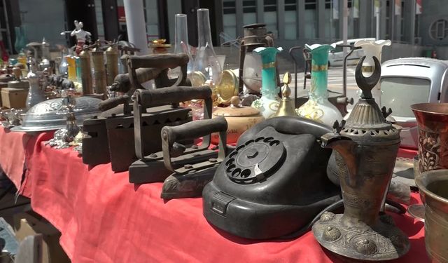 Malatya'da antika pazarı açıldı