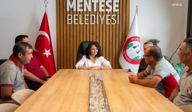 Menteşe Belediye Başkanı Köksal Aras'tan örnek davranış sergileyen personele teşekkür