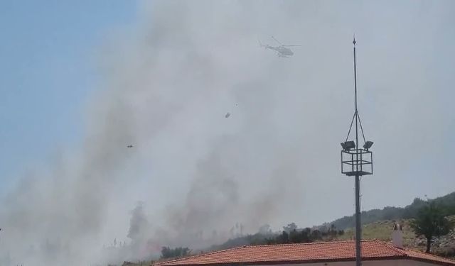 Muğla'nın menteşe ilçesinde çıkan yangın kontrol altına alındı