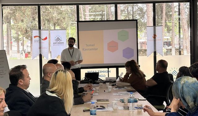 Adıyaman Belediyesi personeline eğitim ve mentörlük desteği