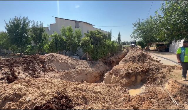 Adıyaman Belediyesi'nden Türmüz Mevkisi'nde içme suyu altyapısına güçlendirme