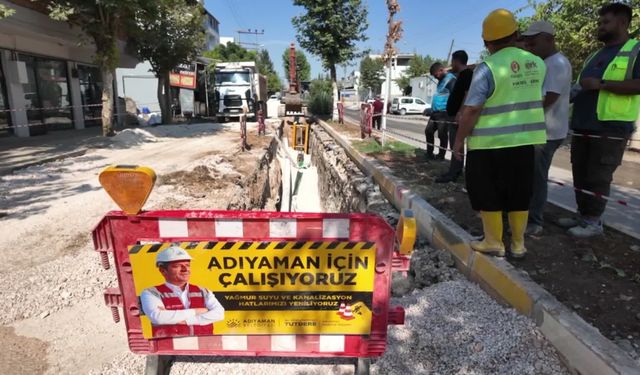 Adıyaman Belediyesi'nin altyapı çalışmaları, İmamağa ve Bahçecik mahallelerine uzandı