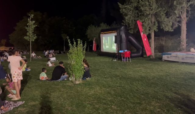 Adıyaman'da yaz akşamları 'Yıldızların Altında Çocuk Sineması' ile renkleniyor