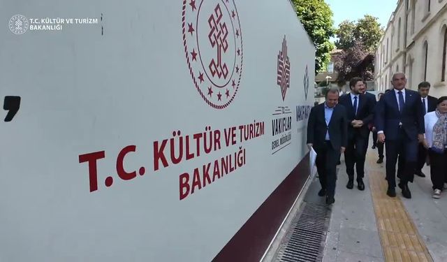 Kültür ve Turizm Bakanı Ersoy: 'Ayasofya'nın tarihinin en kapsamlı restorasyonunu gerçekleştiriyoruz'