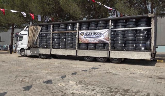 Manisa Büyükşehir Belediyesi'nden Alaşehir'e 13,2 milyon TL'lik damla sulama desteği