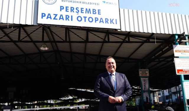 Manisa Büyükşehir Belediyesi'nden Perşembe Pazarı'na 500 araçlık otopark: İlk 2 saati ücretsiz olacak