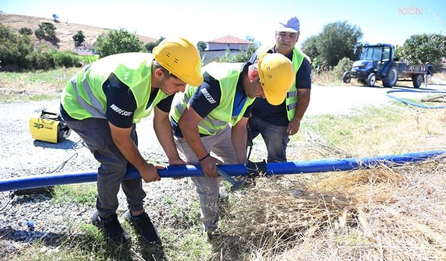 Manisa'nın Selendi Beypınar Mahallesi'nde eski hatlar tarihe karışıyor