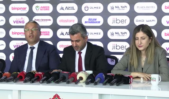 Amedspor Başkanı Nahit Eren: 'Hiç kimsenin Amedspor üzerinden farklı bir gündem yaratmasına müsaade etmeyeceğiz'