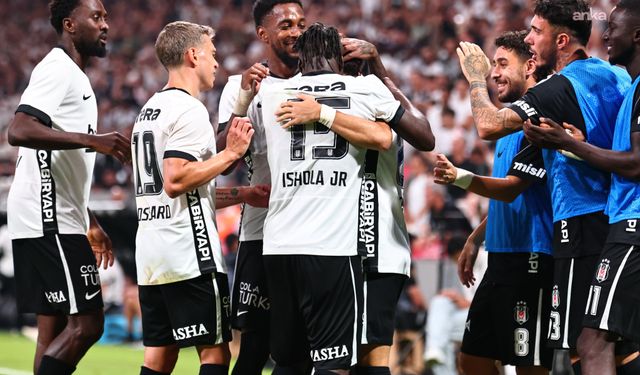 Beşiktaş, Arca Çorum FK'yi 6-2 mağlup etti
