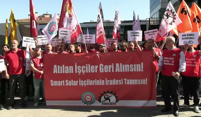 Birleşik Metal-İş ve DİSK/Enerji-Sen'den Smart Solar yönetimine çağrı: 7 işçi işe iade edilsin