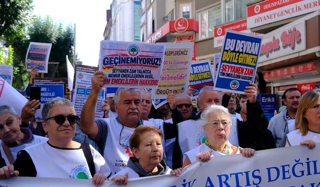 Eskişehir'de emekliler AYM'ye seslendi: Hukuksuzluğa 'dur' denmeli