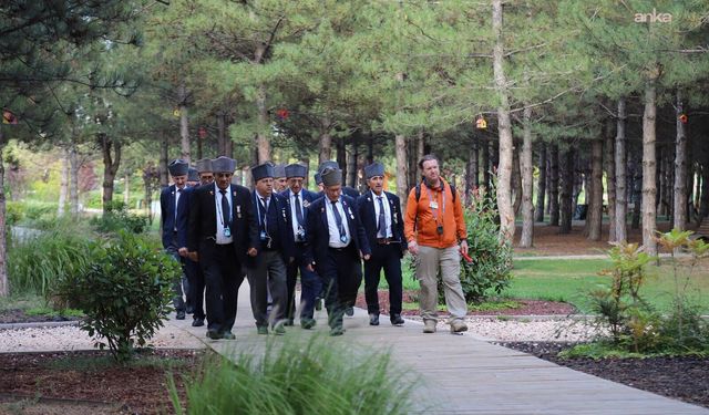Eskişehir'de gaziler ve çocuklar, düzenlenen turda buluştu