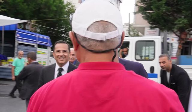 Gürsel Tekin'den pazar ziyareti: Bu sene en büyük şampiyon soğan