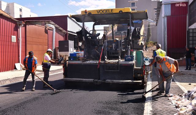 Tepebaşı'nda 13 mahallede eş zamanlı yol ve kaldırım çalışması