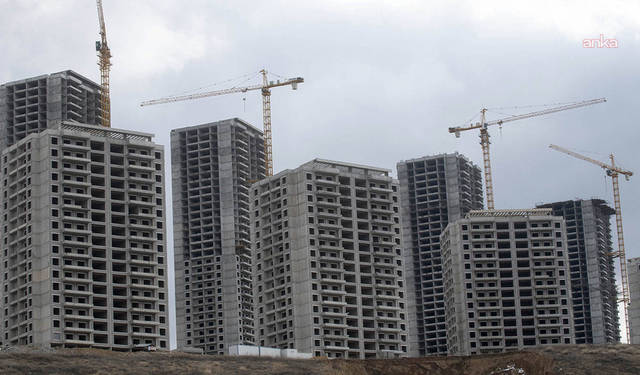 TÜİK: İnşaat üretimi yıllık yüzde 4,7 azaldı, aylık yüzde 1,1 arttı