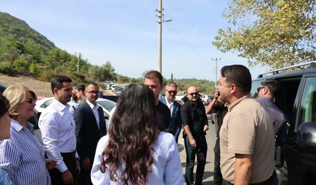 Bodrum Belediye Başkanı Mandalinci'den Karaova'da üretime destek sözü