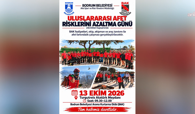 Bodrum Belediyesi, afet farkındalığı eğitimi düzenleyecek
