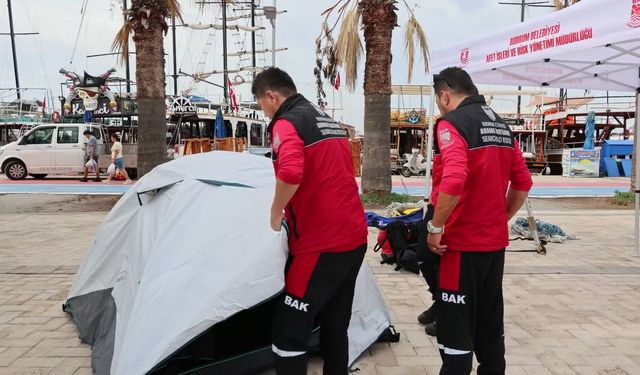 Bodrum'da afetlere karşı farkındalık etkinlikleri düzenlendi