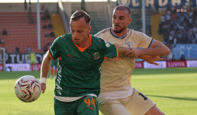 Corendon Alanyaspor ile Erzurumspor FK golsüz berabere kaldı