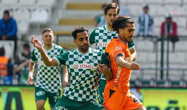 Konyaspor ile Başakşehir FK golsüz berabere kaldı