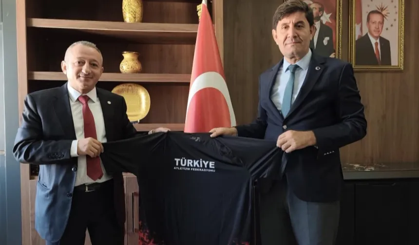 Türkiye Atletizm Federasyonu Asbaşkanı Cura'dan Mardin'de kurum müdürlerine ziyaret