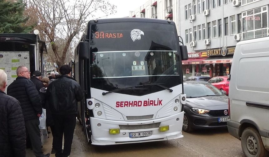 Edirne'de 65 yaş üstü yurttaş bir ayda toplu ulaşımdan 190 defa ücretsiz faydalandı