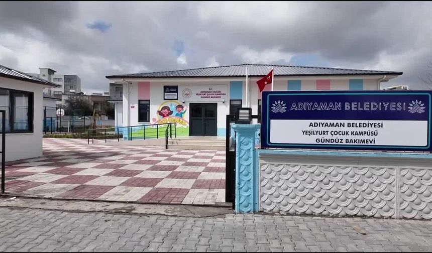 Adıyaman Belediyesi Yeşilyurt Kreş ve Gündüz Bakımevi'ne başvurular sürüyor