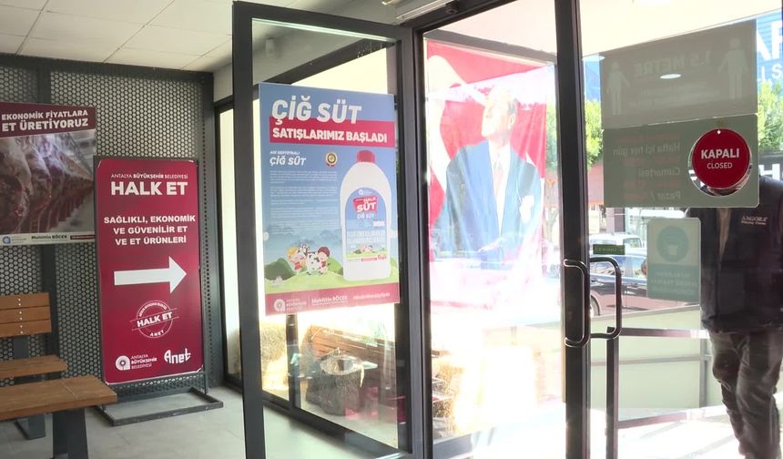 Antalyalılardan Halk Et'e ramazan ayında yoğun ilgi