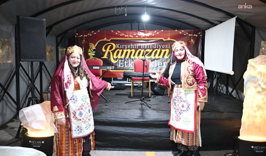 Kırşehir Belediyesi'nden Bülent Ecevit Parkı'nda ramazan etkinliği