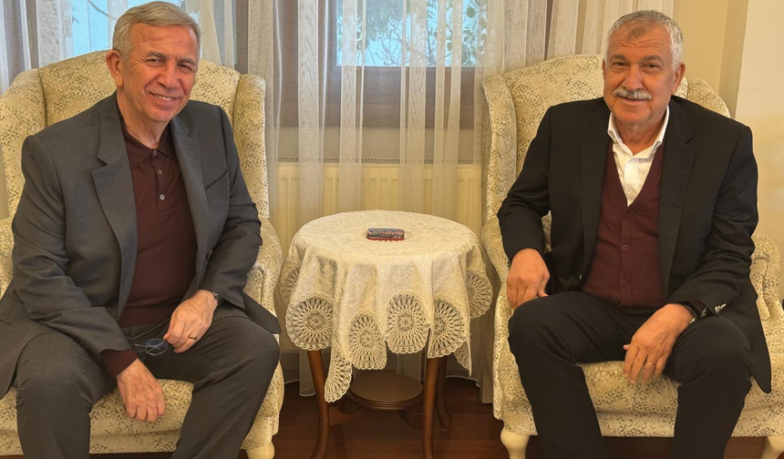 Mansur Yavaş'tan Zeydan Karalar'a ziyaret