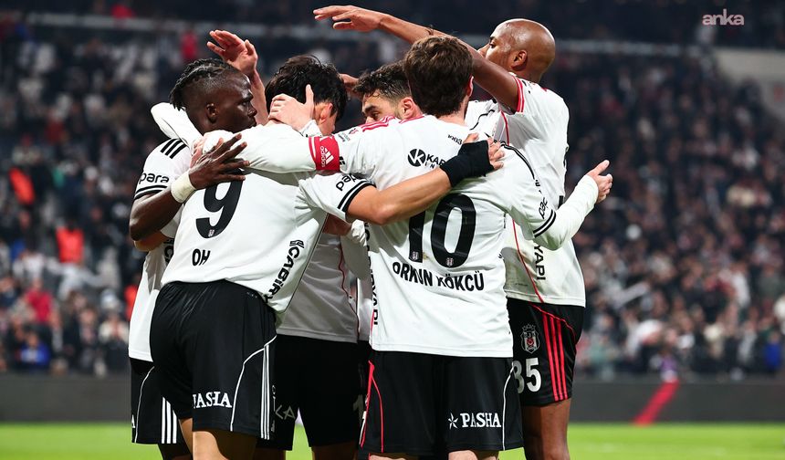 Beşiktaş, Antalyaspor'u 4-2 mağlup etti