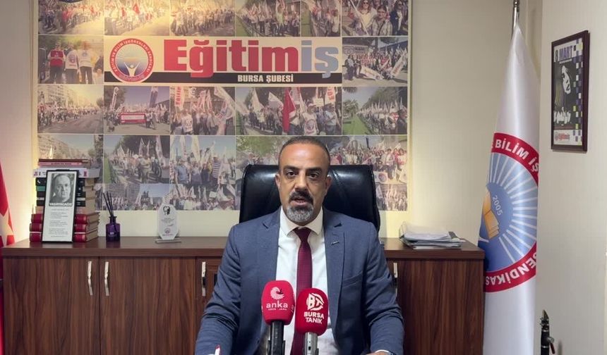 Bursa'da lise öğrencisinden müdür yardımcısına okulda fiili saldırı... Eğitim İş Bursa Şube Başkanı Rona: 'Öğrenci ve velinin sınırsız söz hakkına sahip olduğu bir düzenle bu tür güvenlik zafiyetlerinin giderilmesi mümkün değil'