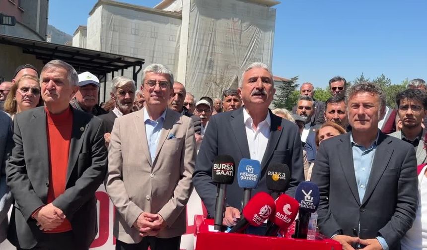 CHP Grup Başkanvekili Günaydın'dan Bursa'da 'özelleştirme' tepkisi: 'Bugün bu alanlara el koyduğunu düşünenler, yarın bunun hesabını vermek zorunda kalacak'