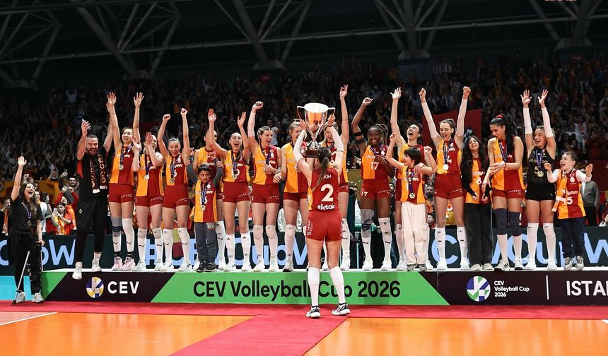 Galatasaray Daikin, CEV Cup'ta şampiyon oldu