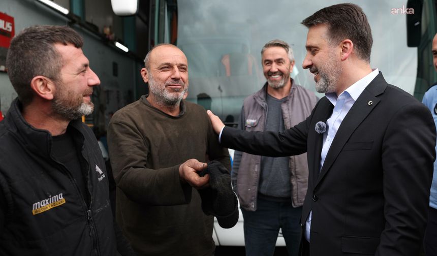 Bursa Büyükşehir Belediyesi Başkan Vekili Biba'dan 1 Mayıs'ta görev başındaki emekçilere ziyaret