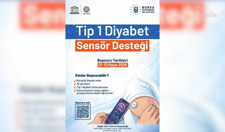 Bursa Büyükşehir Belediyesi'nden diyabetli öğrencilere sensör desteği